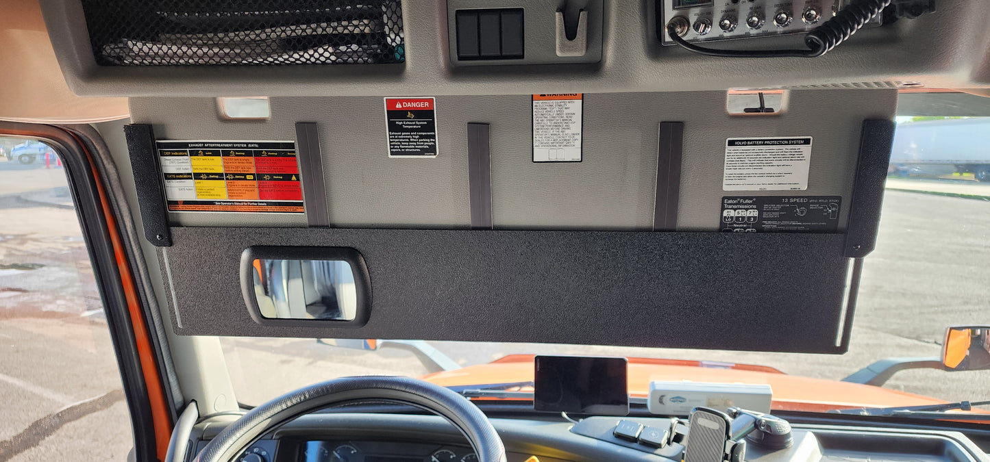 Volvo big truck sunshade driver side front -1